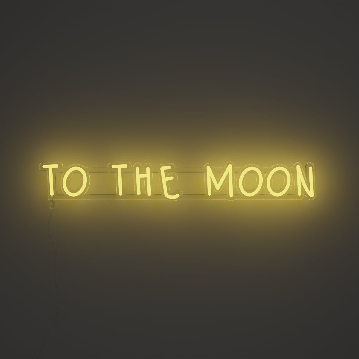 To the moon - LED-Neonzeichen